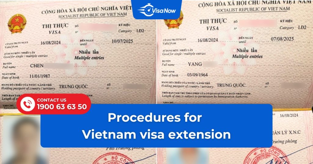Procedures for Vietnam visa extension