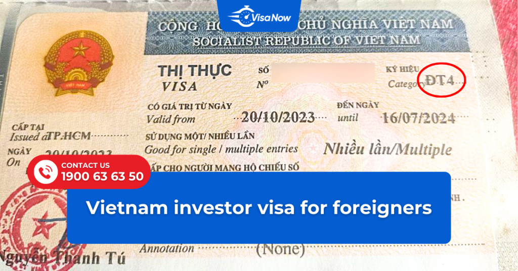 Vietnam investor visa for foreigners