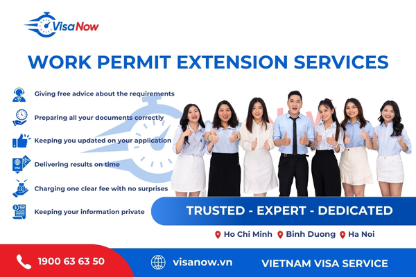 Vietnam work permit extension services