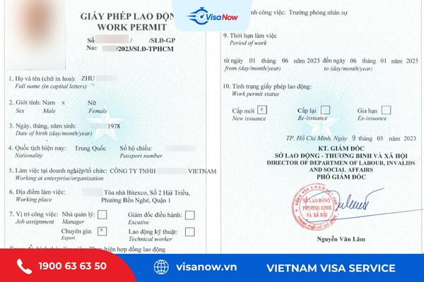 Vietnam work permit