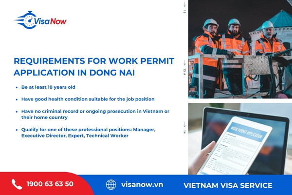 Requirements for work permit application in Dong Nai
