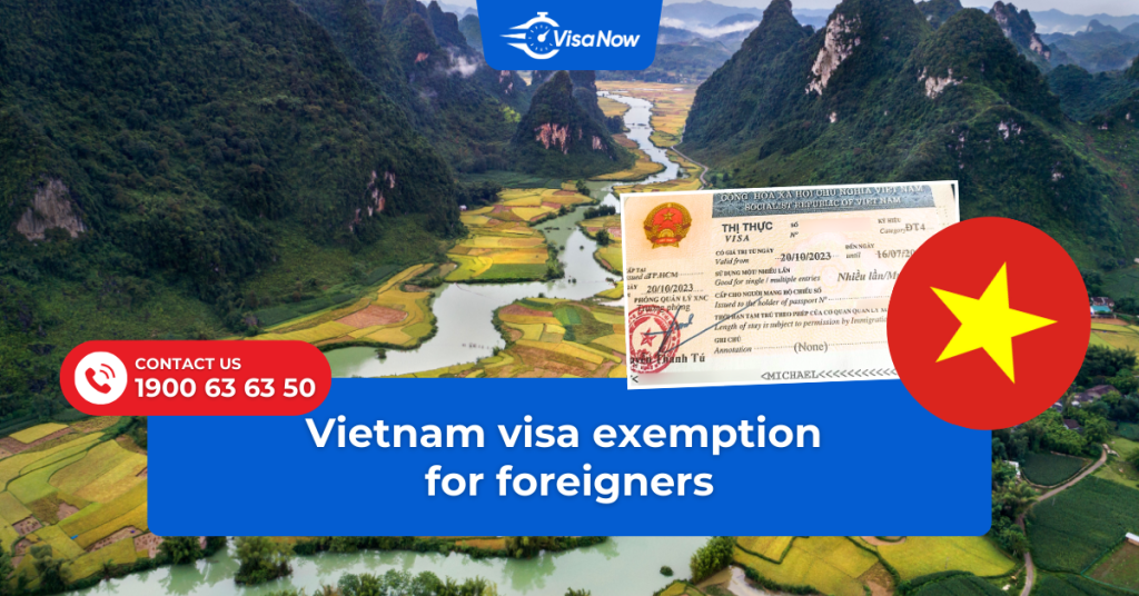 Visa exemption for foreigners in Vietnam