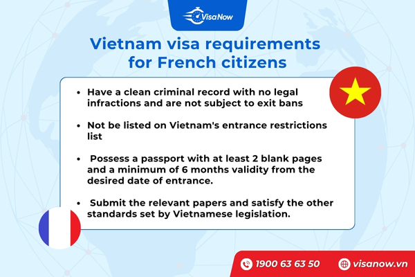 Vietnam visa requirements for French citizens