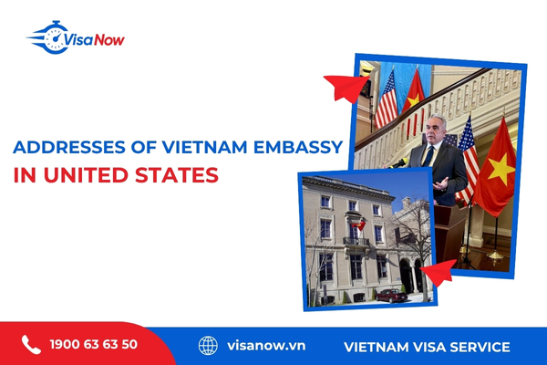 Addresses of Vietnam Embassy in the United States