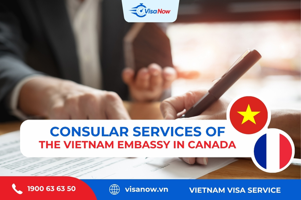 Consunlar services of the Vietnam Embassy in France
